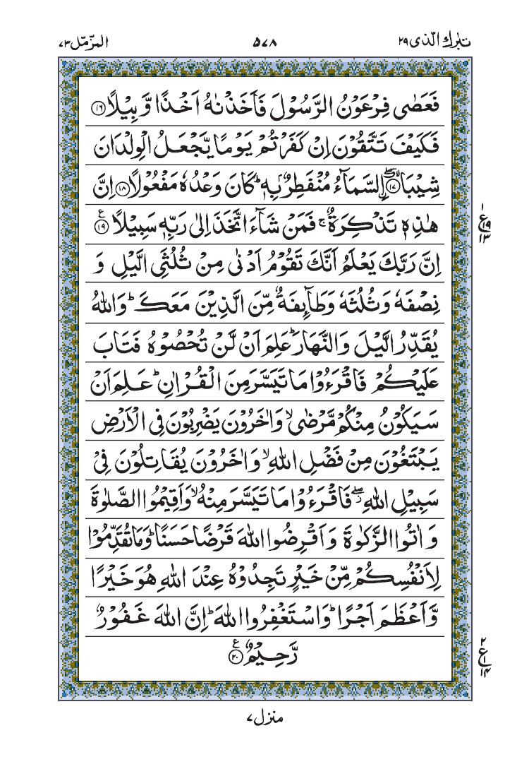 سورة المزمل